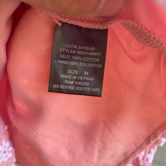 Vintage style pink embroidered flare sundress - Picture 11 of 11